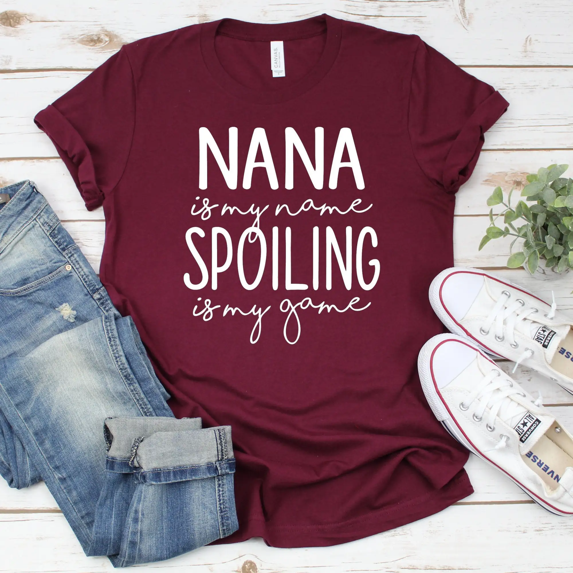 Nana T Shirt Cute for Grandma Grandmother Mimi Gigi