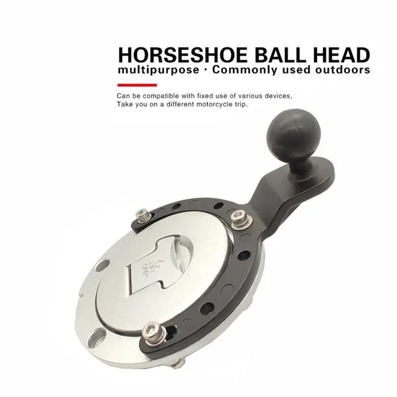 Gopro 스포츠 카메라 스마트폰용 1인치 볼 마운트에 대한 사진 오토바이 가스 탱크 베이스