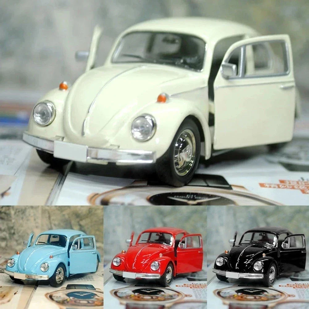 1/36 Beetle Modello di auto d\'epoca d\'epoca Modello di auto in fusione Mini modello di auto da gioco in metallo Regalo per bambini