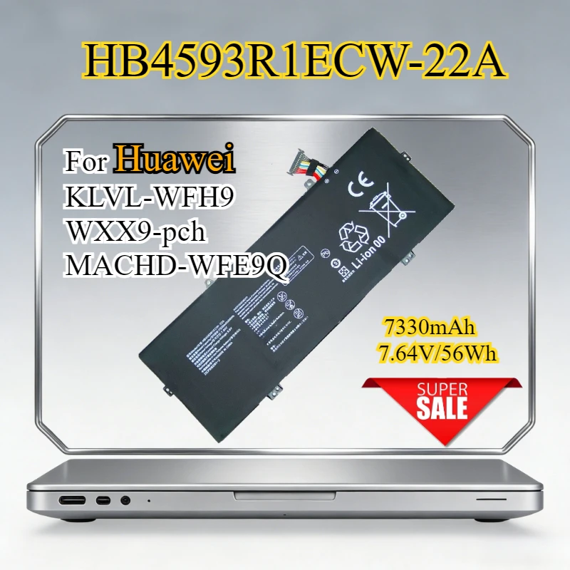 

HB4593R1ECW-22A Laptop Battery for Huawei MateBook 14 2020 2021 Series MACHD-WFE9Q KLVL-WFH9 KLVL-WFH9 KLVD-WFH9 MACHD-WFE9