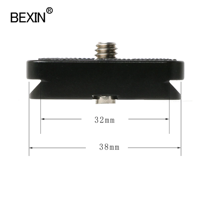 BEXIN tripod plate quick release plate small camera plate quick clamp fast mount PU plate for arca swiss dslr camera tripod head