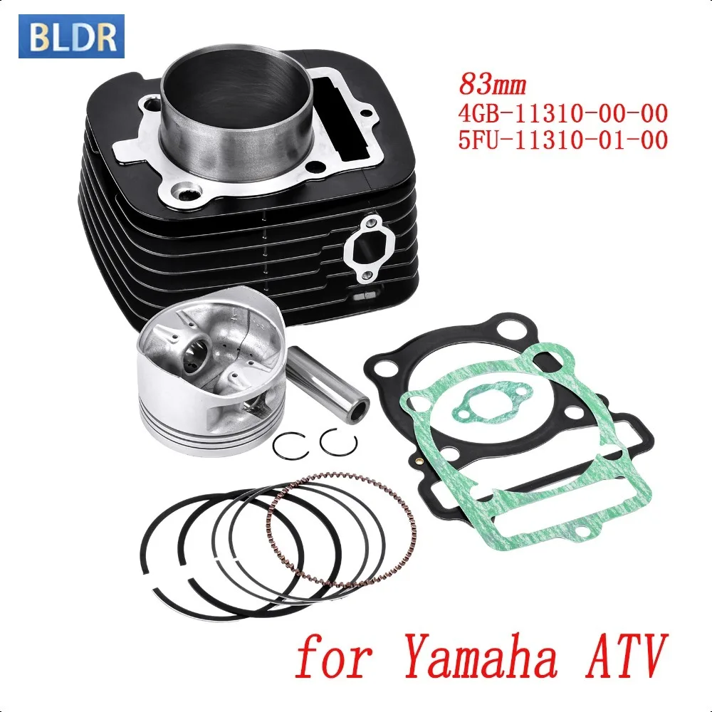 Anillos de Pistón y Junta de Cilindro de 83 mm 5FU-11310-01-00 para Yamaha ATV KODIAK 4WD YFM400FWE BIG BEAR 2WD BIG BEAR 400