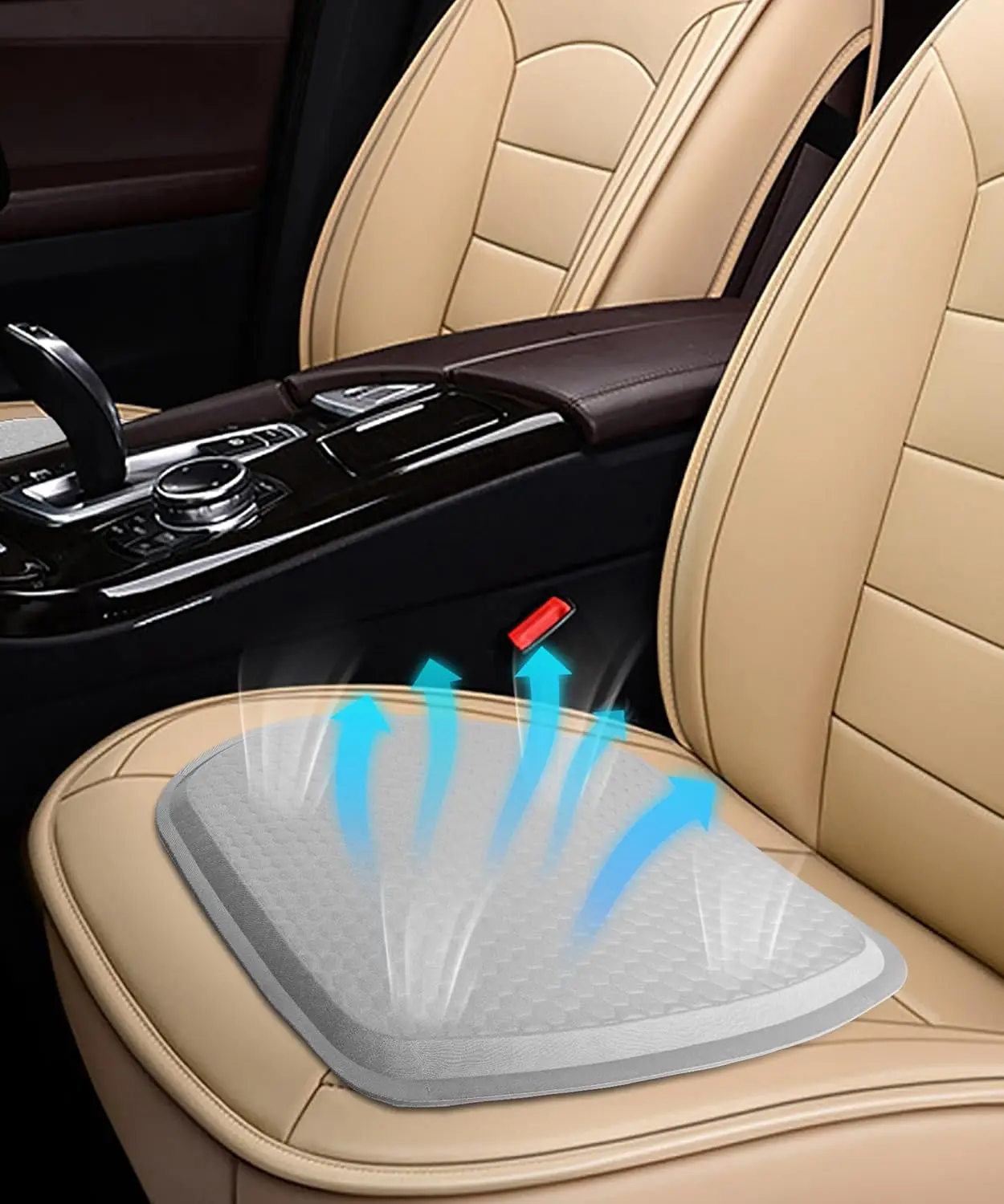 

Car Honeycomb Cushion Multifunctional Egg Gel Seat Cushion Summer Car Breathable Cool Cushion Four Seasons General Ice Cushion