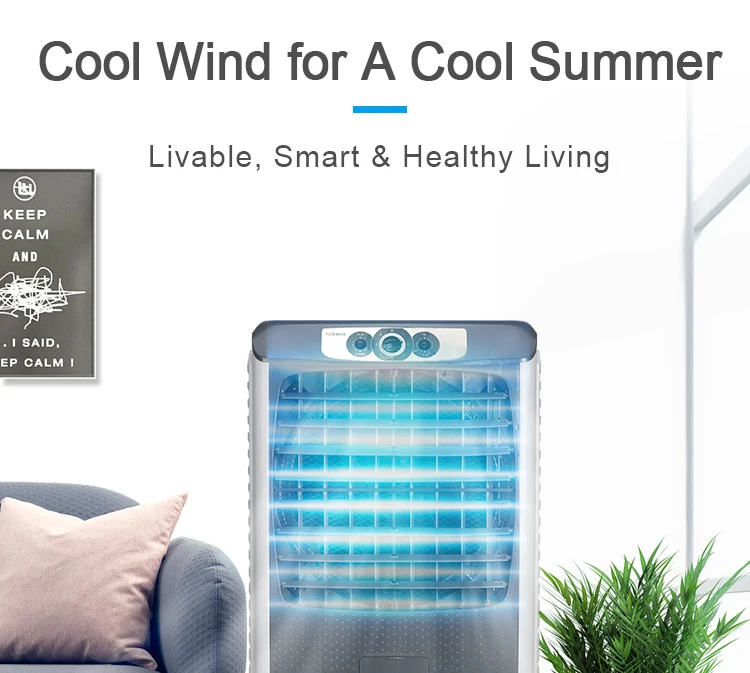 40L Portable Air Conditioner Commercial Mobile Ac Purify Air Cooler Evaporative Remote Control Air Cooler Fan