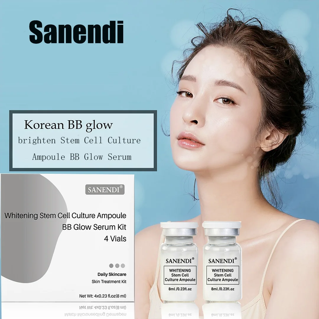 

BB Glow Serum Korean Beauty - Brighten Facial BB Cream Essence Hydrating Anti-Aging Treatment Dark Spot Corrector 8ml*4