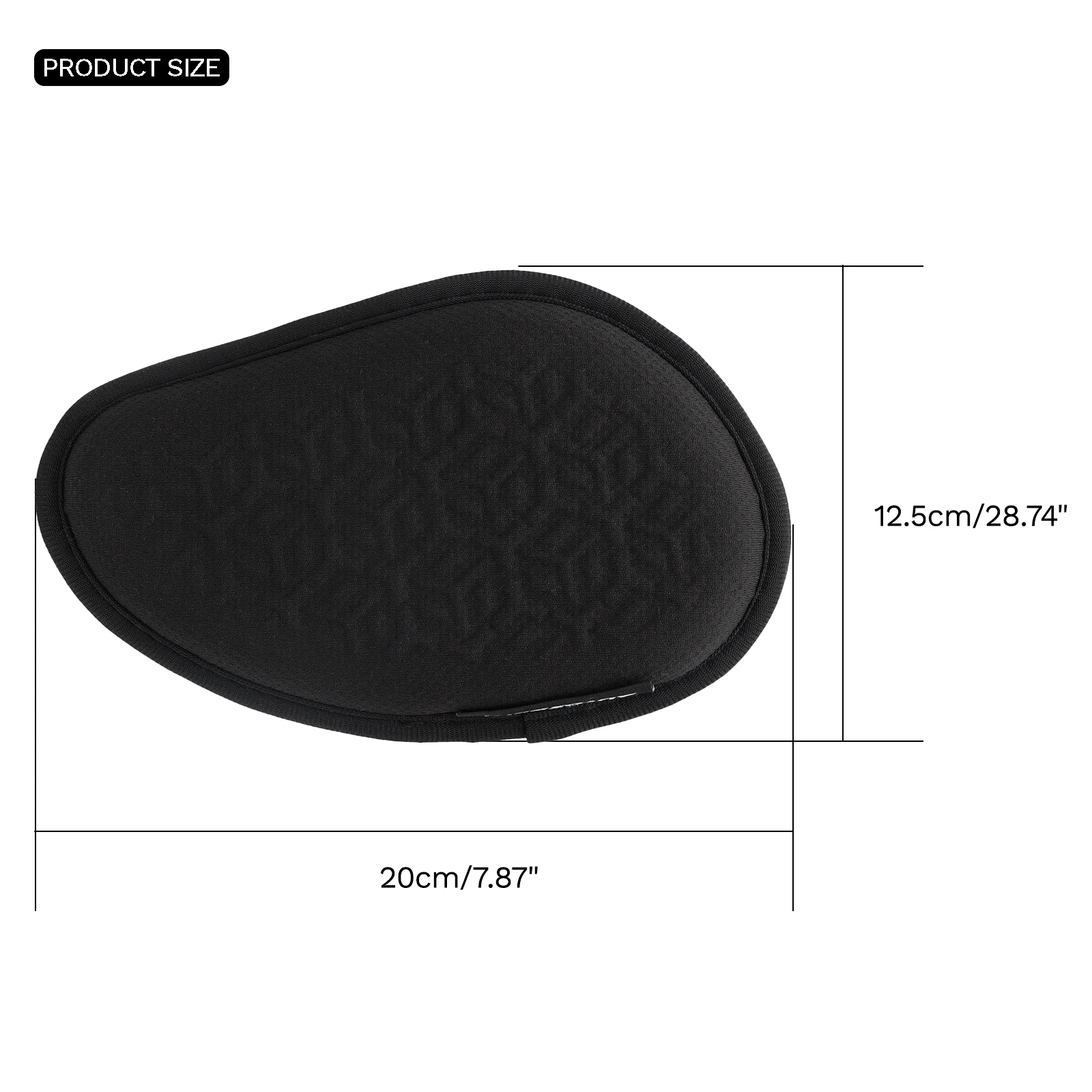 Universal Gel Knee Pad for Car Interior Comfortable Cushion Leg Pad Rest Pillow Thigh Support Black Blue Car Accessories