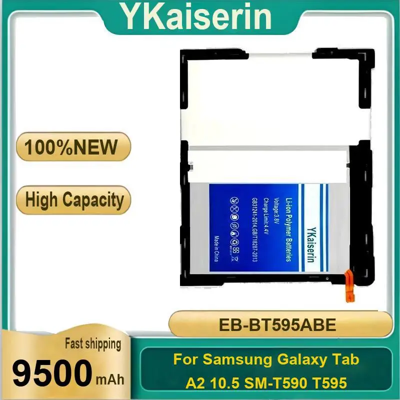 

For Samsung Galaxy Tab A2 10.5 SM-T590 T595 EB-BT595ABE 9500Mah Tablet Battery Robust