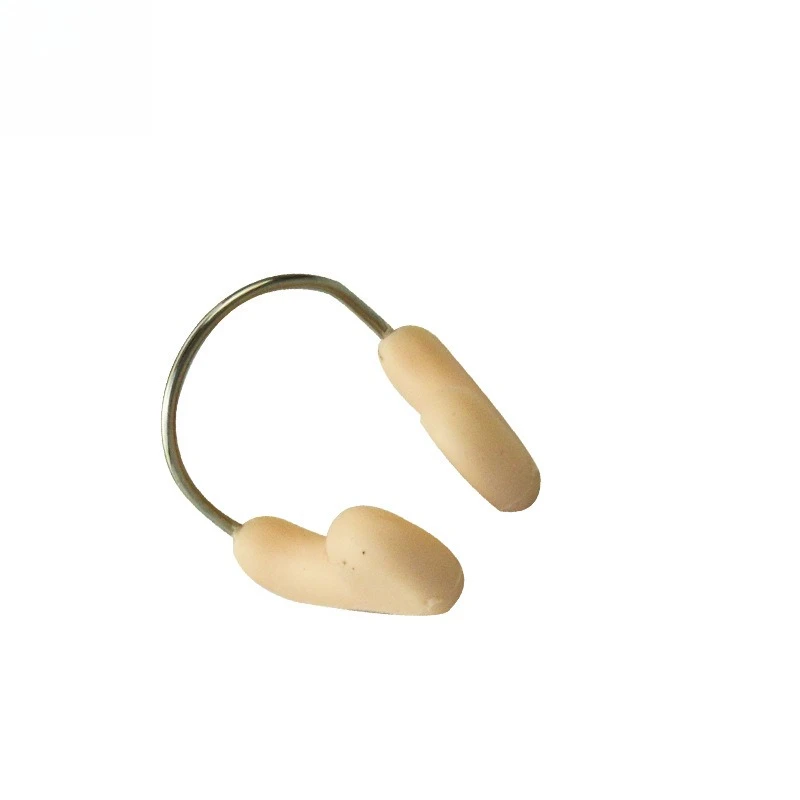 Professional Steel Nose Clip Waterproof Anti Slip Swimming Nose Clip Training Nose Clip Earplugs Set Boxed Steel Nose Clip