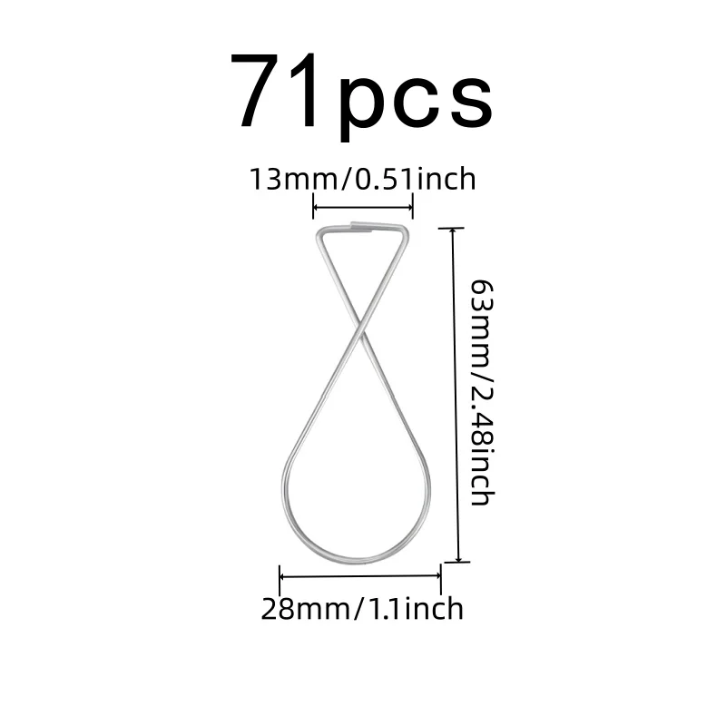 71 pcs T-Bar Ceiling Hooks, Metal T-Shape Design for School Classroom Decor, Multipurpose, Versatile, Practical