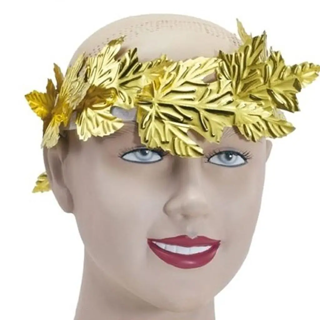 Roman Greek Goddess Leaves Laurel Wreath Headdress Toga Headband