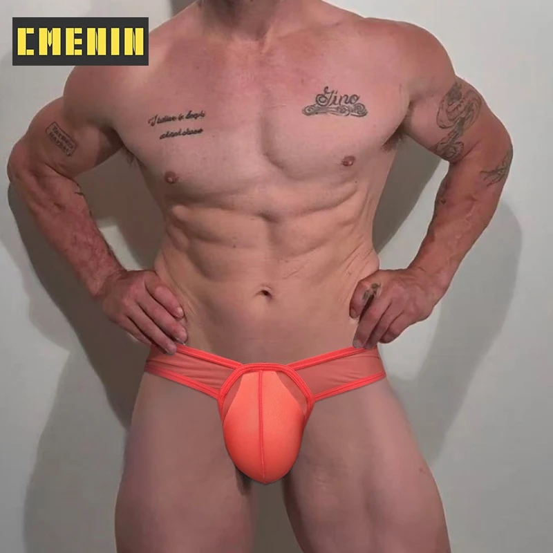 

1 шт., прозрачные сексуальные мужские трусы, ультратонкие нейлоновые дышащие мужские трусы, мужские трусы-бикини для геев, мужское нижнее белье Sissy