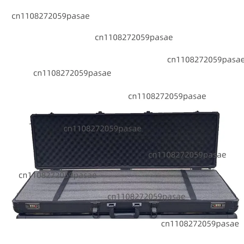 Extra Long Aluminum Alloy Tool Box Suitcase Instrument Case  Pole Case Equipment Safety Box Storage Box with Sponge