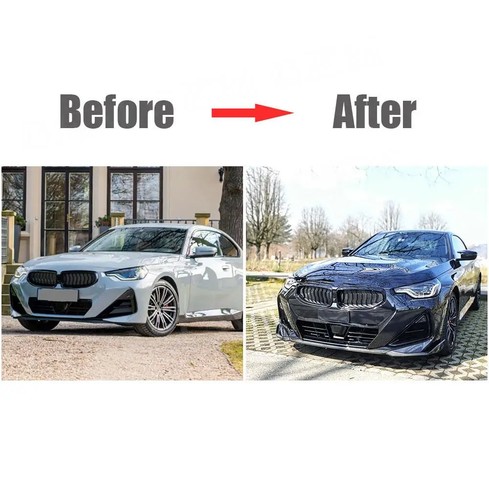 

Карбоновый передний спойлер для губ, автомобильные аксессуары для BMW 2 серии G42 M235i M240i Coupe, 2-дверный M-Tech 2021+
