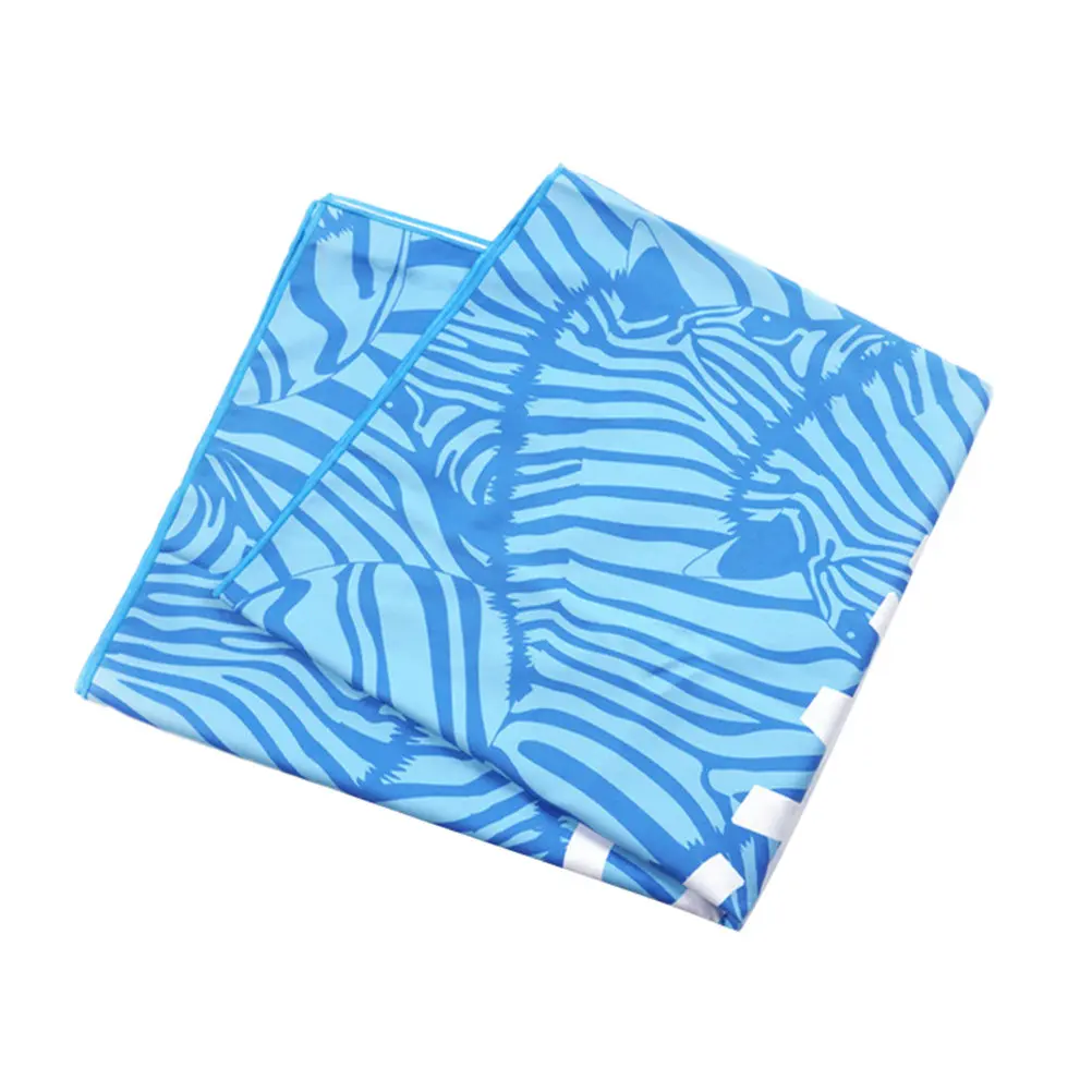 

Большие быстросохнущие пляжные полотенца, портативное синее полотенце для купания, износостойкое полотенце для бассейна, отличная мягкая текстура.