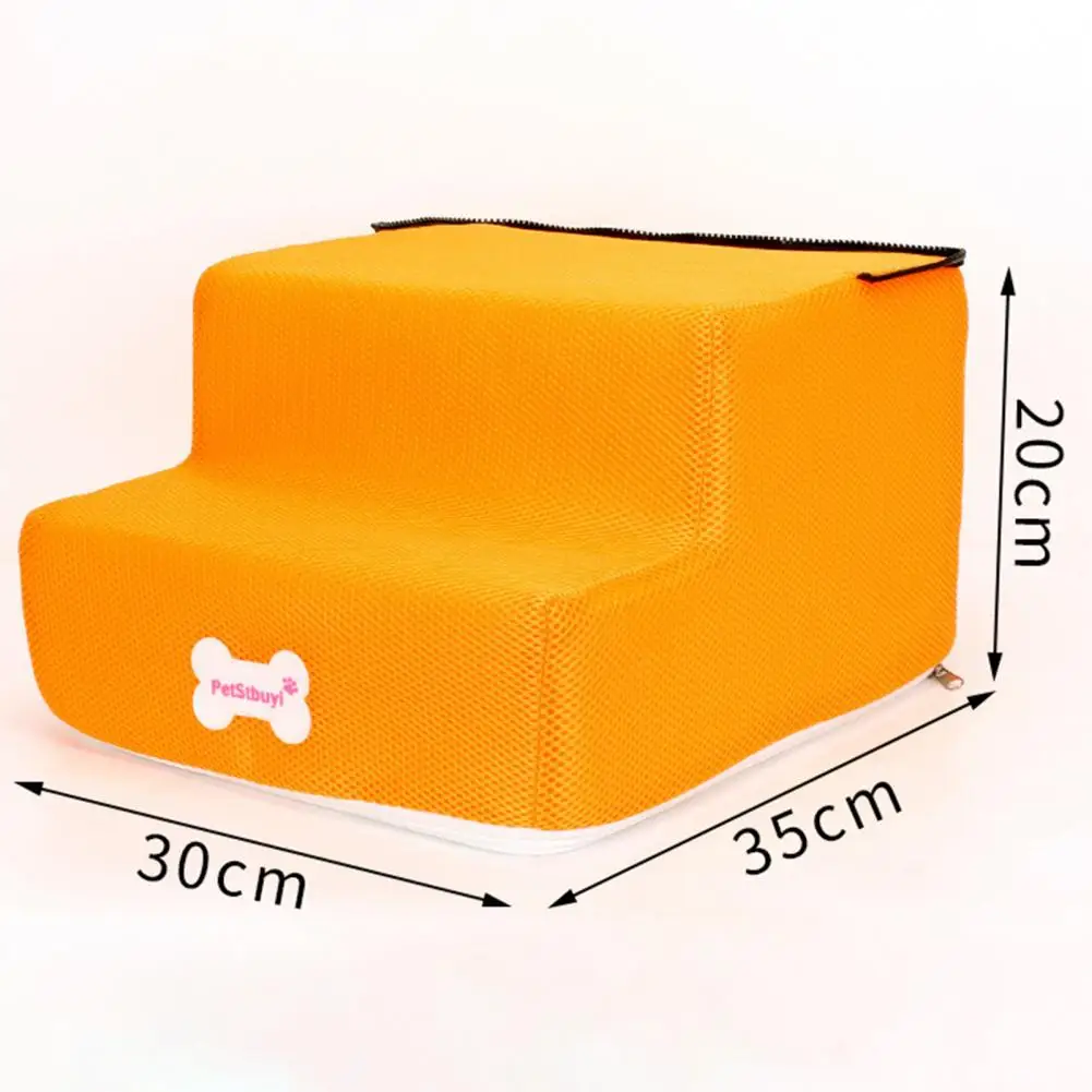 2 Step Small Dog Ladder Stairs Sofa Bed For Dog Cat Stairs Anti-slip Dogs Bed Stairs Dog Sofa Stairs Pet Puppy Climbing Ramp