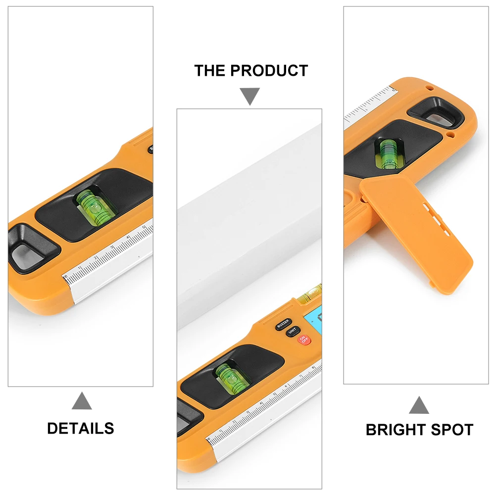 Backlit Level Ruler High Precision Portable Bubble Balance Tool for Home Industrial Measurement Accurate Electronic Horizontal