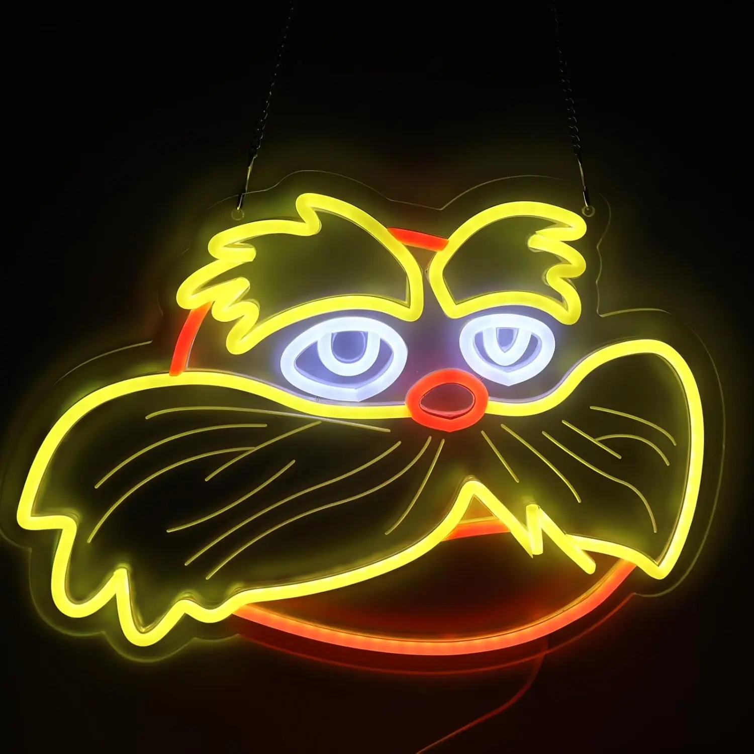 LED ضوء النيون قصة سحرية ضوء النيون جدار ديكور للرجل الكهف لعبة غرفة نوم حفلة بار نادي هدية للطفل USB بالطاقة #1