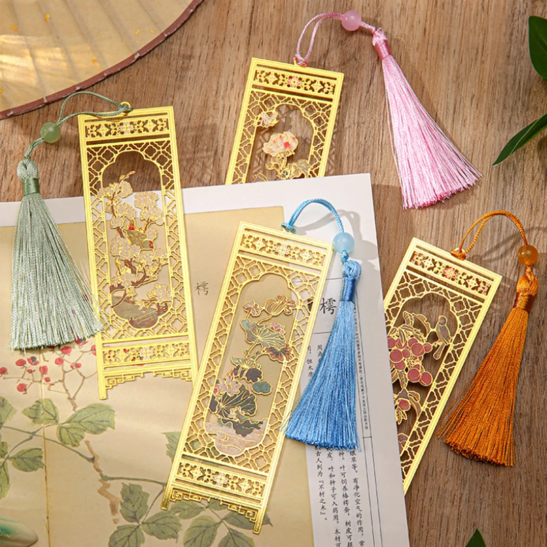 

Художественные закладки с выдолбленным экраном, винтажные закладки с изображением лотоса, гибискуса, птицы, книги для чтения, держатель для страниц, зажимы, украшения, канцелярские принадлежности