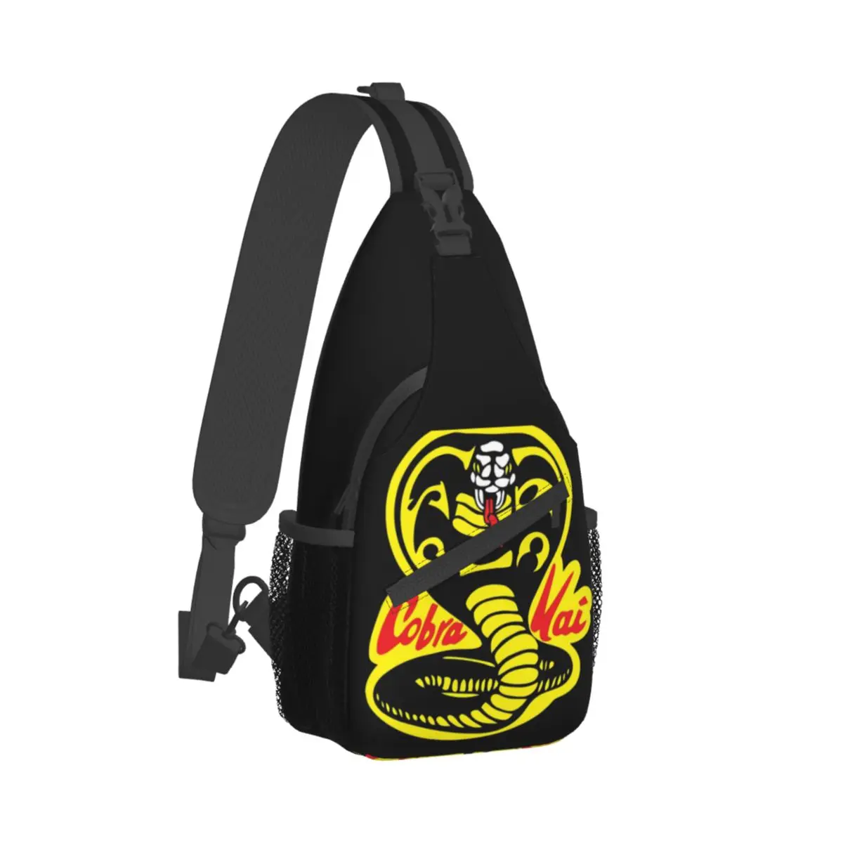 Cobra Kai Crossbody Sling Bags Fashion Chest Bag The Karate Kid Saga Continues Shoulder Backpack Daypack for Outdoor Bookbag