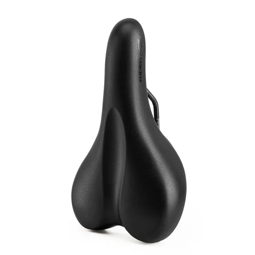 Imagen 2 del producto Sillín de bicicleta Vintage, cómodo, grueso, suave, absorción de impacto, asiento de bicicleta, esponja de cuero PU, cojín de ciclismo de montaña a prueba de golpes