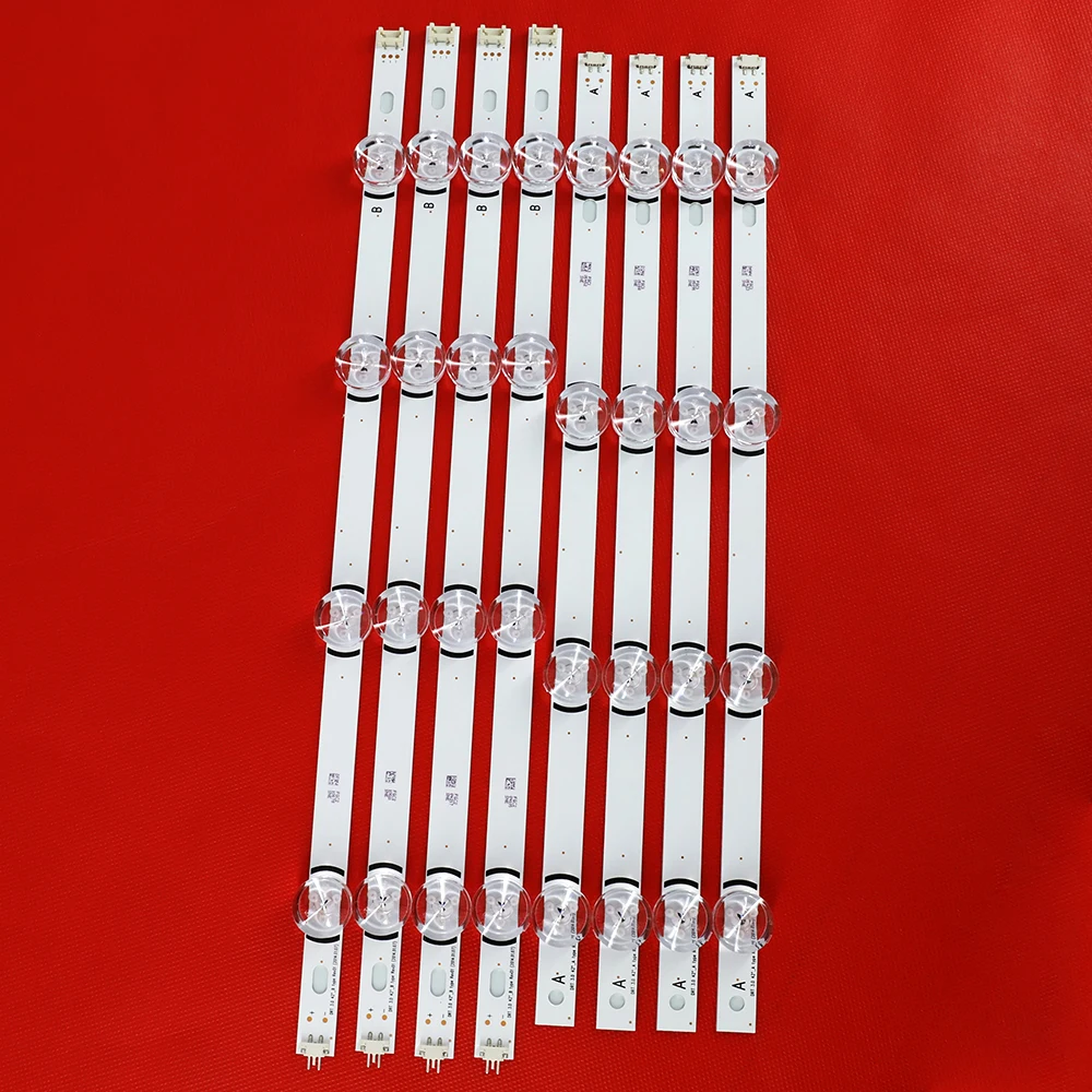 

100% NEW 8 PCS(4*A,4*B) LED Strips For LG INNOTEK DRT 3.0 42"-A/B Type 6916L 1709B 1710B 1957E 1956E 6916L-1956A 6916L-1957A