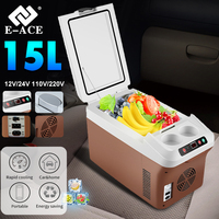 Mini Car Alpicool Refrigerator Freezer Portable 12V Large LED Camping fridge Fast Cooling Smart Suitable For Family Car Cooler