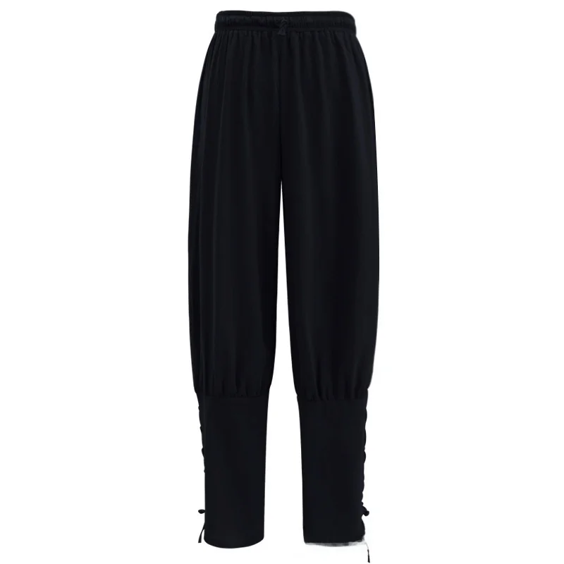 레트로 루즈 캐주얼 할로윈 무대 의상 중세풍 네 가지 색상 여성 민족 의상 바지 패셔너블 해적선 코스프레