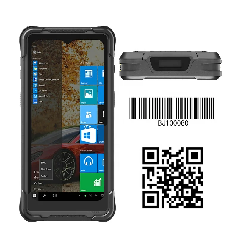 6.5 بوصة Windows Mobile Terminal PDAs الماسح الضوئي 8GB 128GB IP67 وعرة يده المساعد الشخصي الرقمي Windows 10 11 لإدارة المخزون