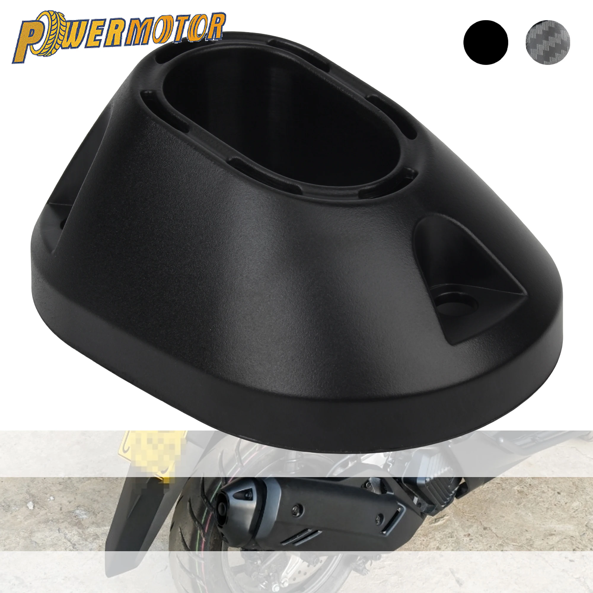 

Motorcycle Exhaust Pipe Protection Guard Cover Carbon Fiber Texture For Honda pcx160 pcx125 2021-2023 2024 Motobike Scooter Part