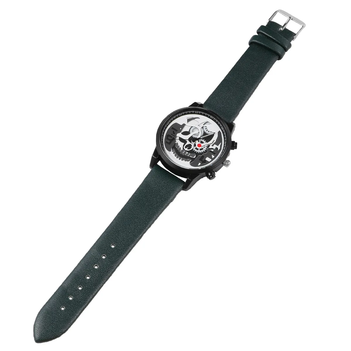 

Унисекс-часы с кварцевым механизмом, уникальный циферблат с рисунком в виде черепа, повседневные наручные часы, долговечные, стильные, отличный подарок для мужчин и женщин.