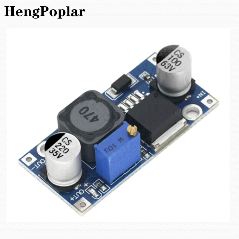 HW-677 Q65 48V Adjustable Step-down Module DC-LM2596HVS Input 4.5-50V Voltage Converter Stabilizer Power Supply Buck Module