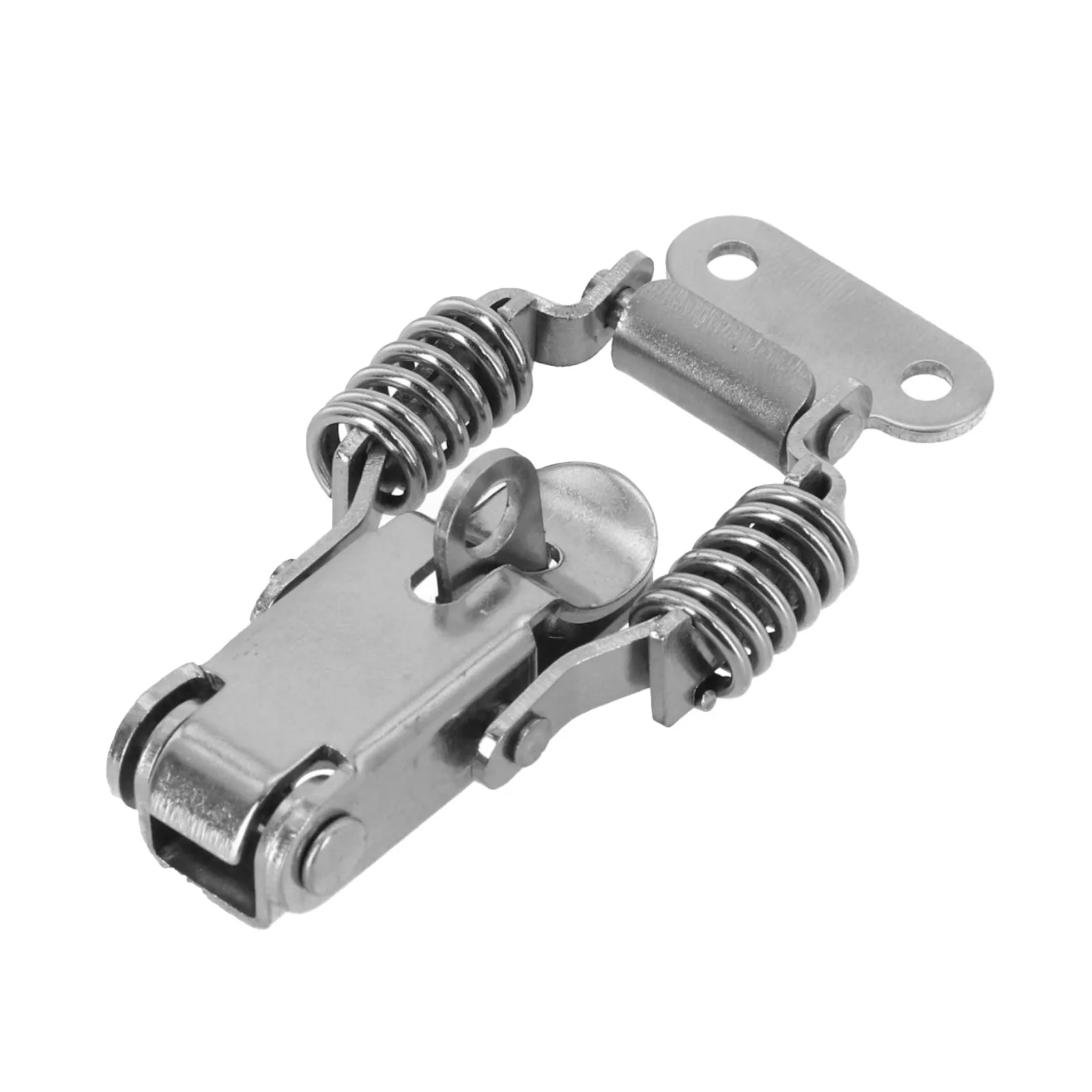1Pc Toolbox Draw Compression Spring for toggle Latch Catch Clamp Silver Alloy Hinge For DIY Crafts Small Drawer Hardware
