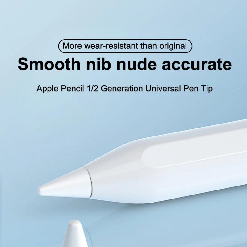5/10/20 Pcs Replacement Pencil Tips For Apple Pencil 1st 2nd Generation IPencil Smooth Spare Nibs For IPad Stylus Fine Nib