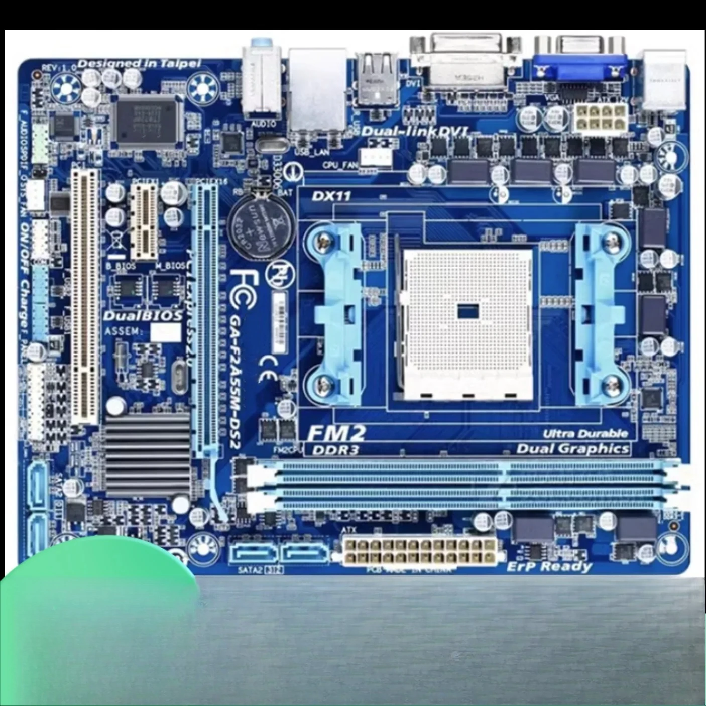 

GA-F2A55M-DS2 original DDR3 desktop motherboard socket FM2 A55 64GB 100% test test