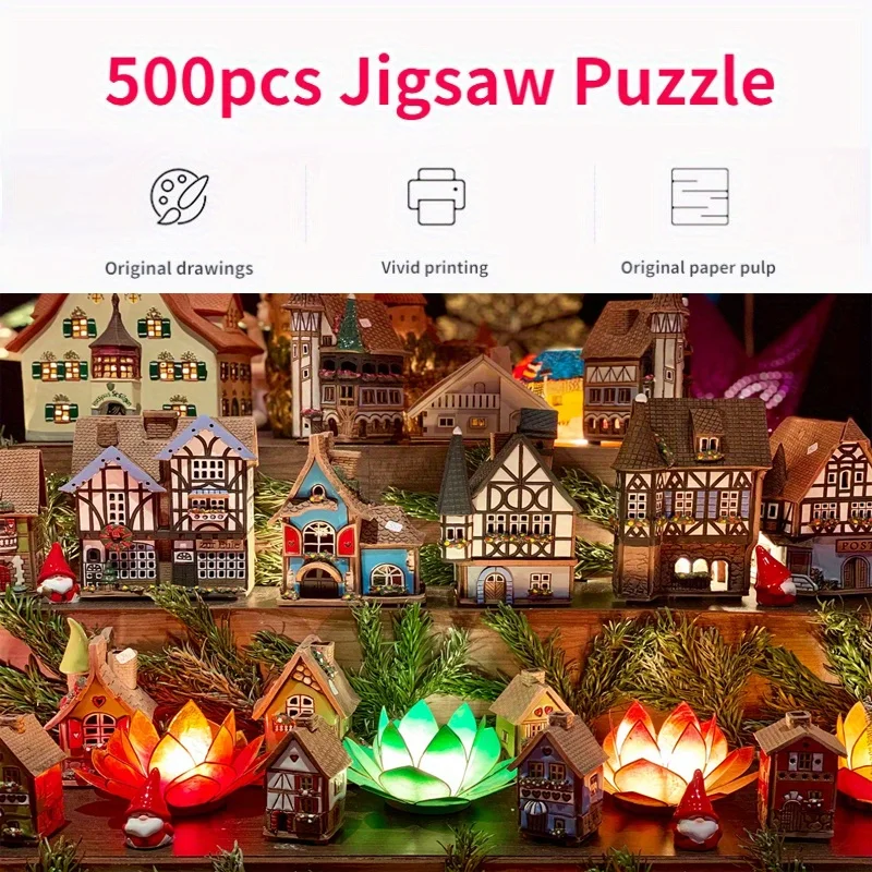 

Пазл бумажный настенный для взрослых, 500 шт.