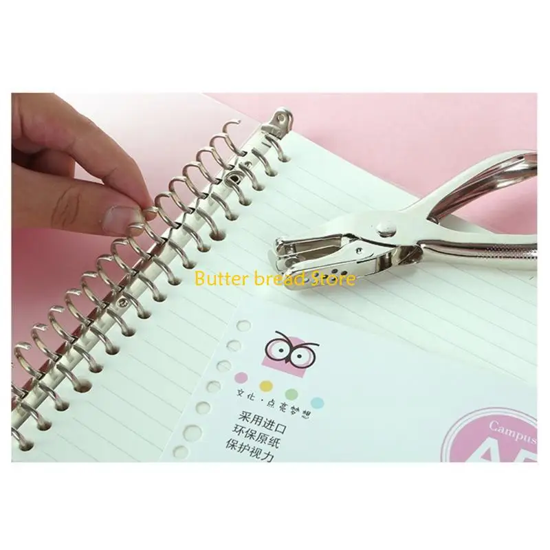 

W89C Metal Puncher 8 Sheets Capacity Round Hole Puncher for Binder Papers
