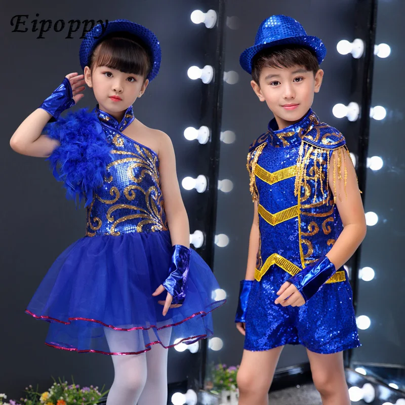 

Children's jazz dance performance costume