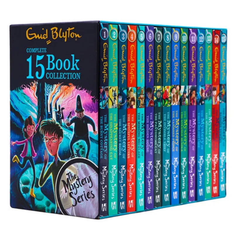 

15 Books/Set Children's Literature Chapter Bridge Book The Mystery Series 3-11 Years Kids Learning Picture Story Book