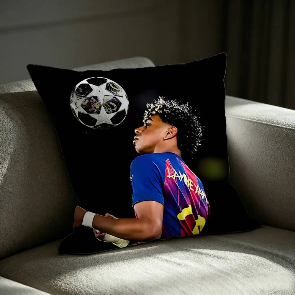Star-boy L-Lamine 10 Spain Y-Yamal Square Sofa Pillow Cover Solid Color Living Room Home Decor Cushion Case 4