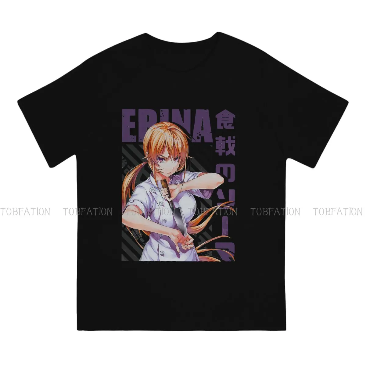 Food Wars Erina Nakiri Tshirt Top Graphic Men Vintage Goth Summer Men's Streetwear Cotton Harajuku T Shirt