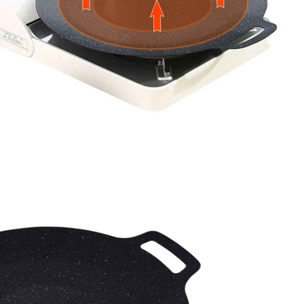 Braten runde Pfannen koreanische Aluminium Antihaft-Grill platte Bratpfanne Grill Grill Grill im Freien Gusseisen Grill Grill pfannen – Detail 13