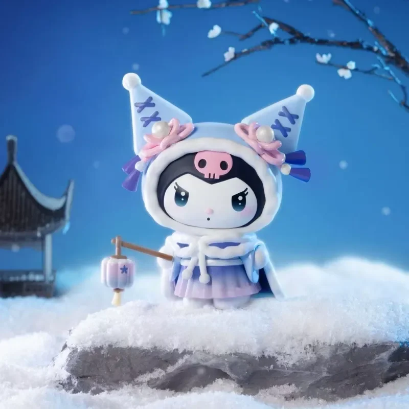 Nowa seria Sanrio Rhyme Flower Dress Mystery Box Figurki Anime Blind Box Dekoracja na Stół Prezent Niespodzianka na Urodziny