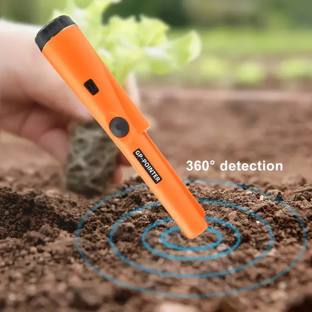 Imagem -06 - Handheld Metal Detector Pointer Pinpointer Cabeça Impermeável para Coin Gold Digger Garden Detectando Profissional