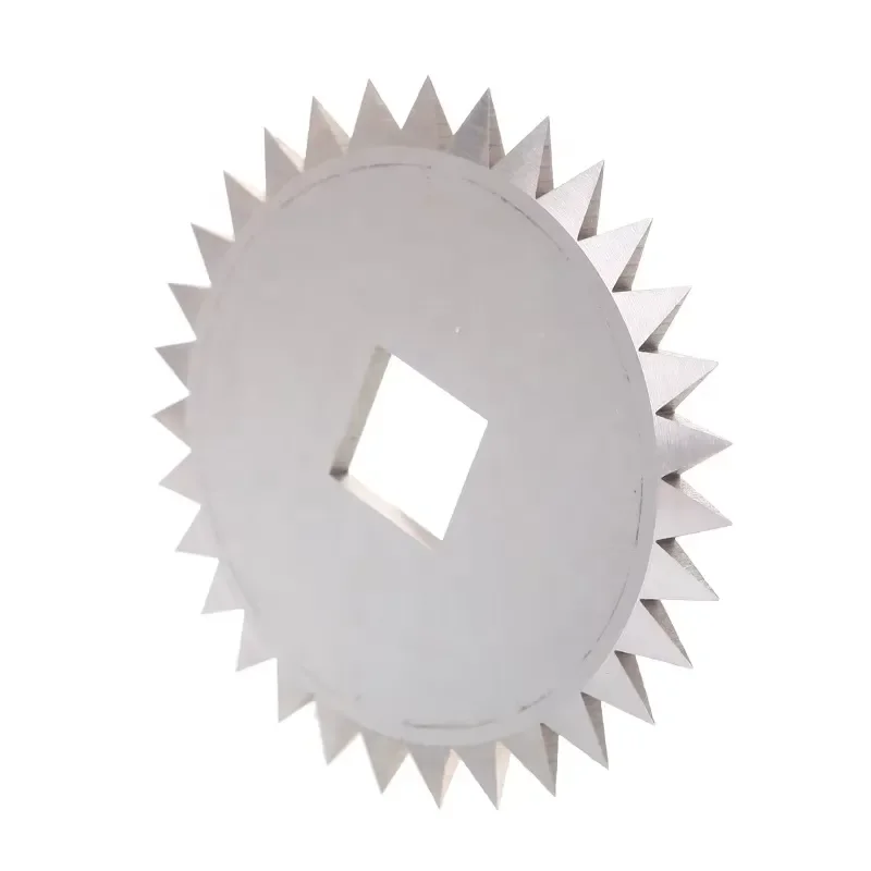 Cutting Rubber Round Blade with Teeth Toothed Multi-edge Slitting Blade