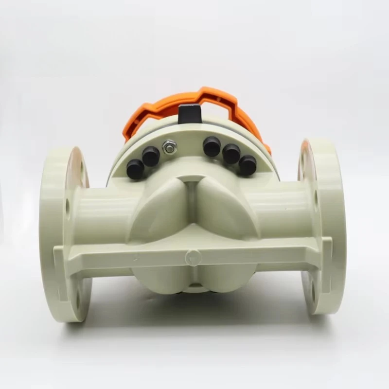 수동 다이어프램 밸브 HR-PP 다이어프램 밸브 PPH PVC FRPP 알칼리 화학 산업