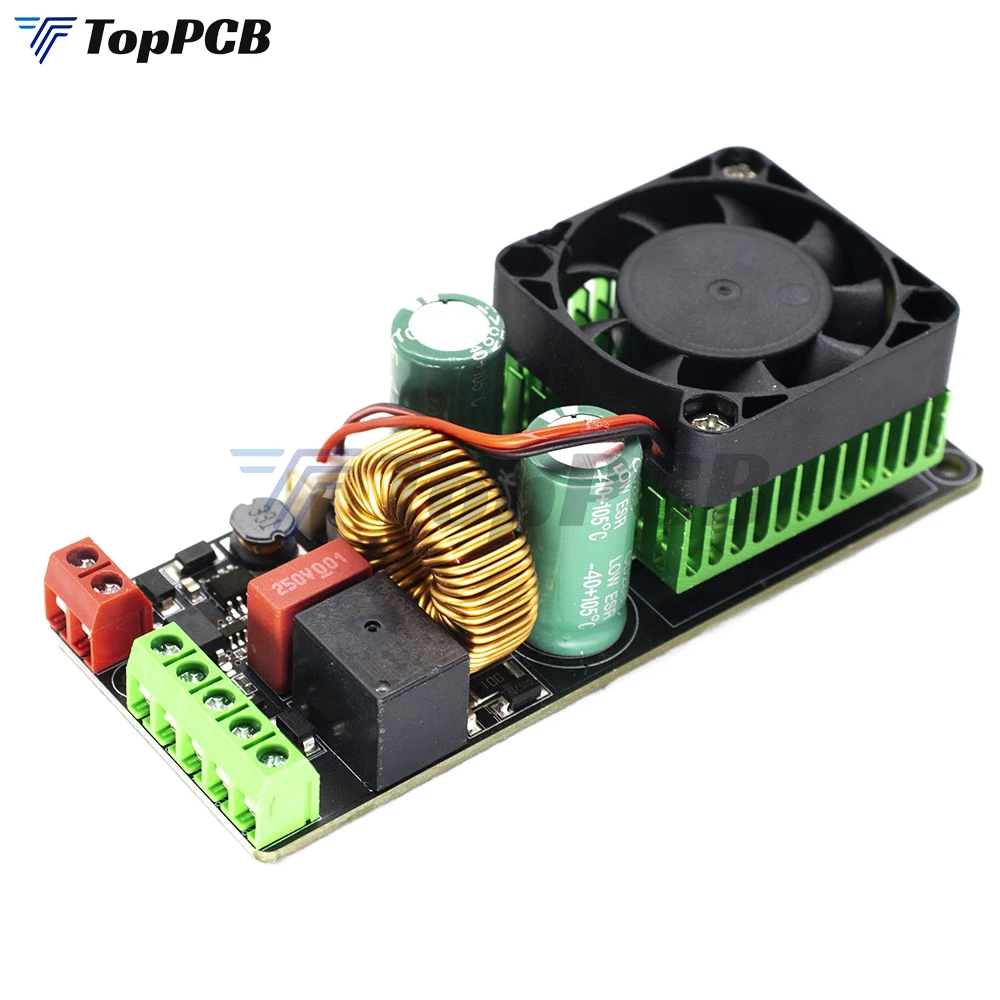 500W IRS2092S HIFI Digital Power Amplifier Board Class D Mono Audio Amplifier Moudle with Speaker Protection for Car Subwoofer