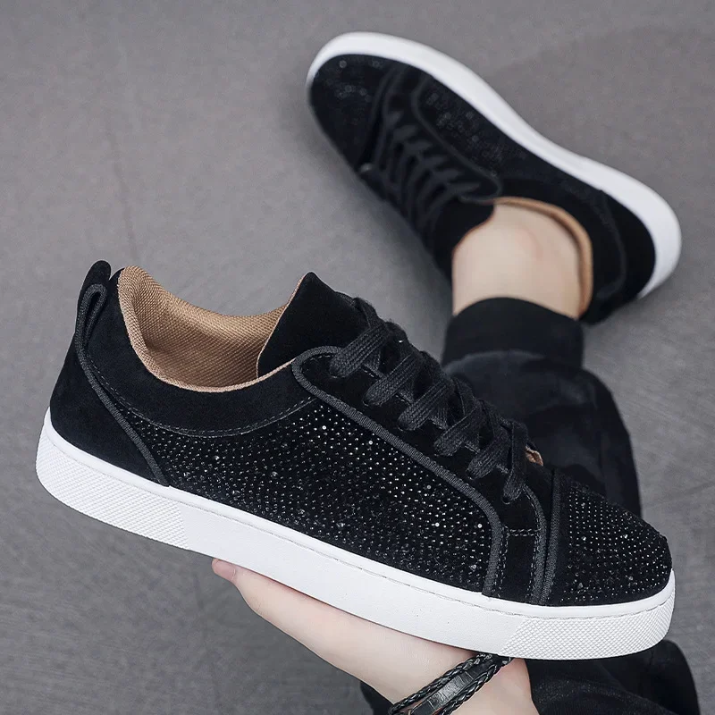 Men's Casual Shoes Fashionable Trendy Sports Shoes Breathable Rubber Sole Summer Footwear Niche Hong Kong Style Youth Shoes