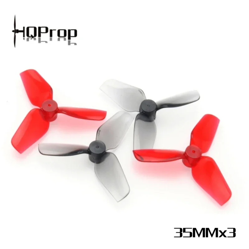 10Pairs(10CW+10CCW) HQPROP 35MMX3 35mm 3-Blade Micro Whoop Propeller (Random Color) for RC FPV Tinywhoop Drones