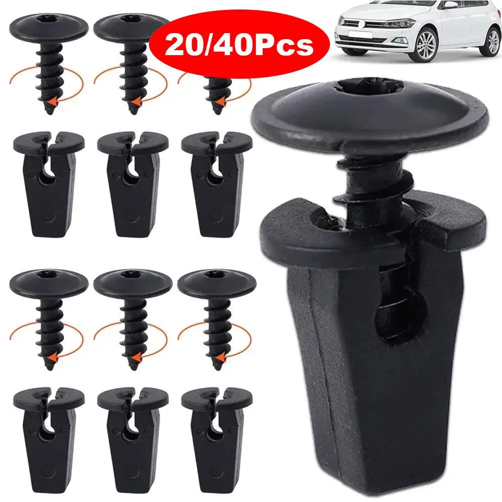 Schraubenbefestigungsclip N90974701 für Volkswagen Audi Sitze Motorhaube Bodenplatte Kotflügel Radlauf ﻿   Autozubehör