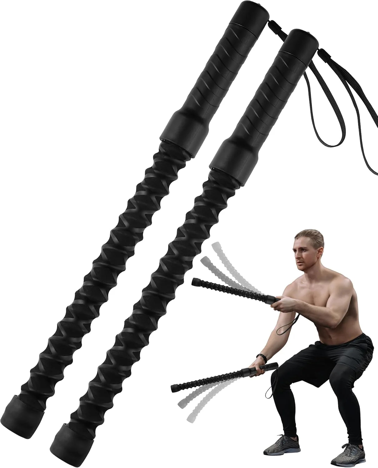 Battle Rope Heavy - Ropeless Battle Ropes Heavy Duty Wireless